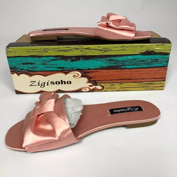 ZIGIny Valiant Flat Sandals Light Pink 6M - Picture 3 of 4